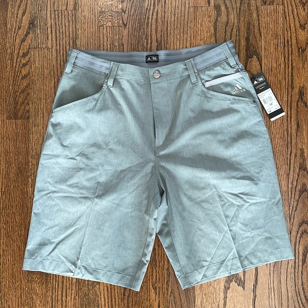 Adidas men’s golf shorts size 34 gray 
Color: visgre/midgrey